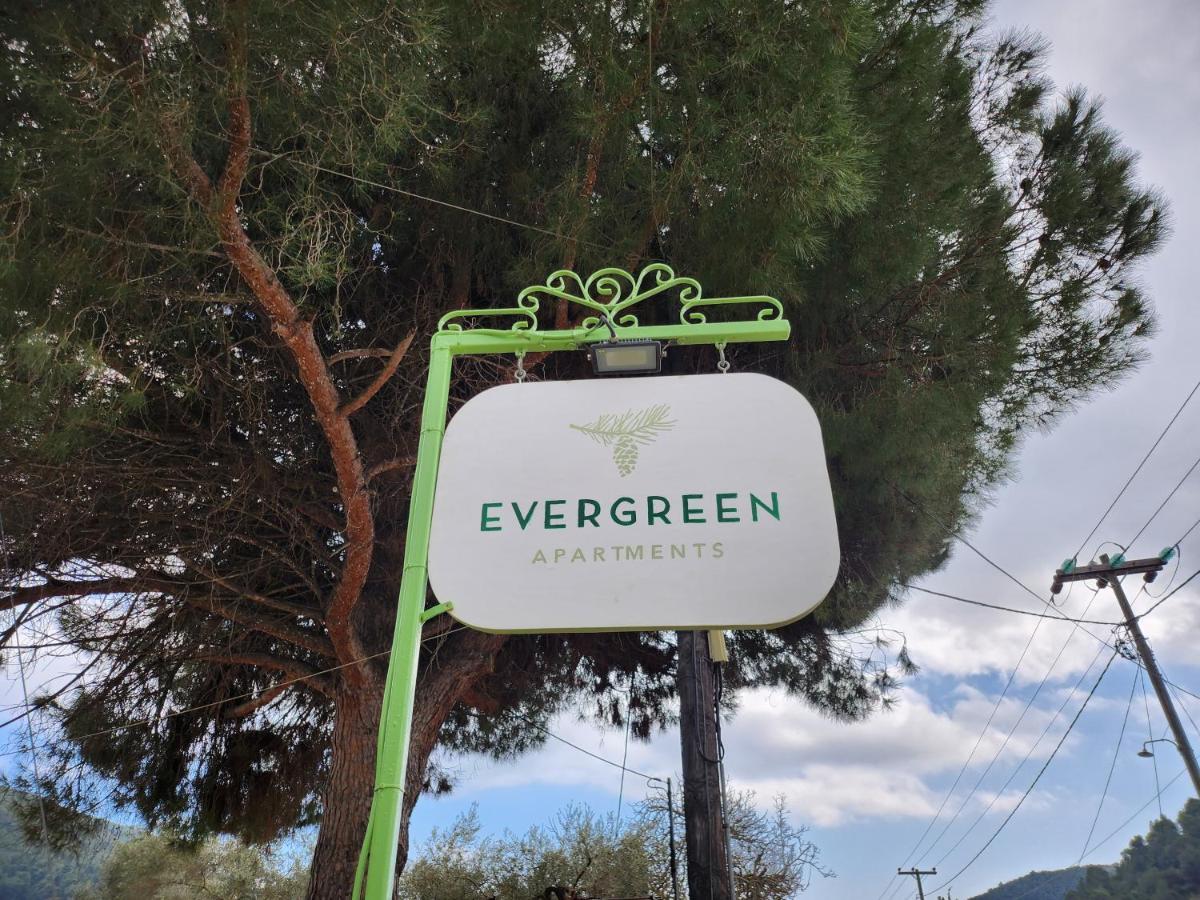 Skopelos Evergreen Apartments สตาฟิลอส ภายนอก รูปภาพ